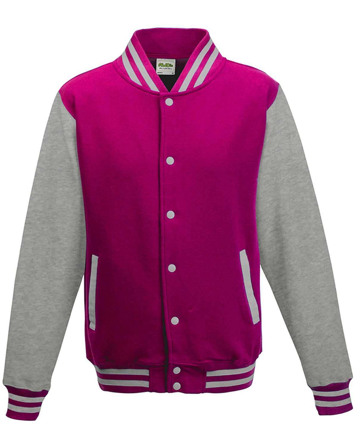 click to view Hot Pink/ Heather Grey